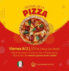 Se realizará el Festival de la Pizza en Azul
